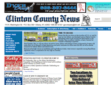 Tablet Screenshot of clintonnews.net